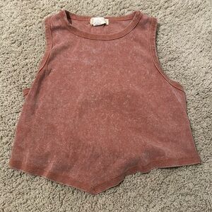 Open back crop top